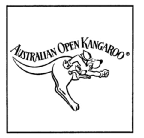 AUSTRALIAN OPEN KANGAROO Logo (IGE, 11.08.1989)