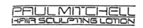 PAUL MITCHELL HAIR SCULPTING LOTION Logo (IGE, 27.11.1991)
