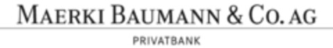 MAERKI BAUMANN & CO. AG PRIVATBANK Logo (IGE, 14.04.2009)