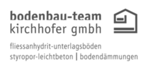 bodenbau-team kirchhofer gmbh fliessanhydrit-unterlagsböden styropor-leichtbeton / bodendämmung Logo (IGE, 03.08.2009)