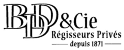 BDD&Cie Régisseurs Privés depuis 1871 Logo (IGE, 20.01.2003)