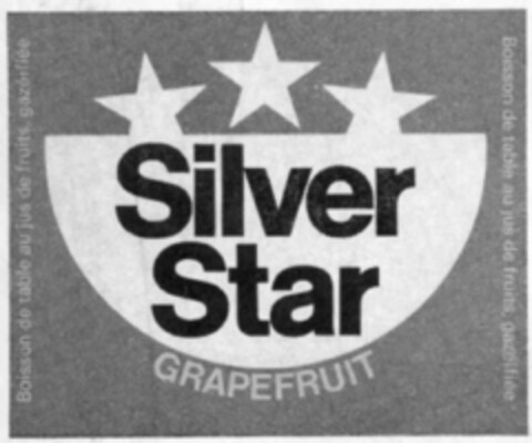 Silver Star GRAPEFRUIT Boisson de table au jus de fruits gazéifiée Logo (IGE, 26.07.1973)