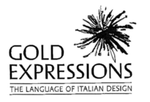 GOLD EXPRESSIONS THE LANGUAGE OF ITALIAN DESIGN Logo (IGE, 02.03.2004)