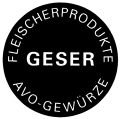 FLEISCHERPRODUKTE GESER AVO-GEWÜRZE Logo (IGE, 09/07/2004)