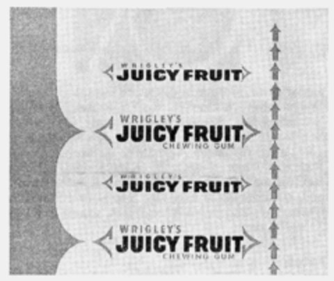 WRIGLEY'S JUICY FRUIT CHEWING GUM Logo (IGE, 02.12.2011)