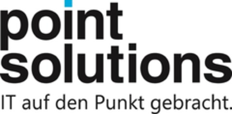 point solutions IT auf den Punkt gebracht. Logo (IGE, 20.12.2016)