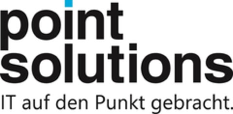 point solutions IT auf den Punkt gebracht. Logo (IGE, 12/20/2016)