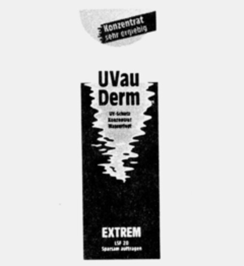 UVau Derm EXTREM Logo (IGE, 17.12.1991)