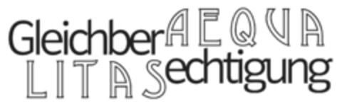 Gleichberechtigung AEQVALITAS Logo (IGE, 01/18/2019)