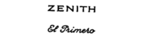 ZENITH El Primero Logo (IGE, 17.05.1989)