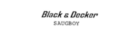 Black & Decker SAUGBOY Logo (IGE, 28.10.1981)