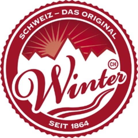 SCHWEIZ - DAS ORIGINAL Winter CH SEIT 1864 Logo (IGE, 12/22/2014)