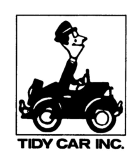 TIDY CAR INC. Logo (IGE, 10/13/1981)