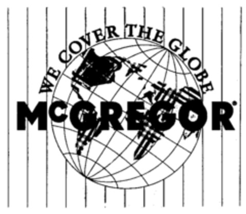 McGREGOR WE COVER THE GLOBE Logo (IGE, 03.05.1989)