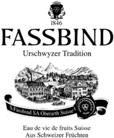 FASSBIND 1846 Urschwyzer Tradition Logo (IGE, 03.07.1997)