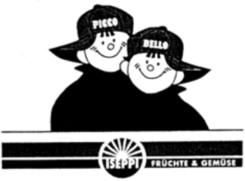 PICCO BELLO ISEPPI FRÜCHTE & GEMÜSE Logo (IGE, 04.08.1998)