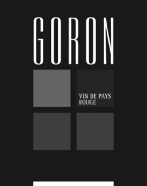GORON VIN DE PAYS ROUGE Logo (IGE, 10/27/2009)
