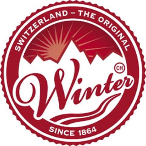 SWITZERLAND - THE ORIGINAL Winter CH SINCE 1864 Logo (IGE, 12/22/2014)
