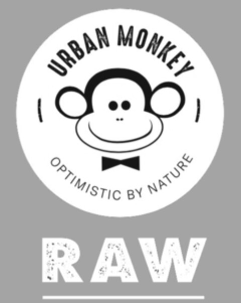 URBAN MONKEY OPTIMISTIC BY NATURE RAW Logo (IGE, 17.07.2020)
