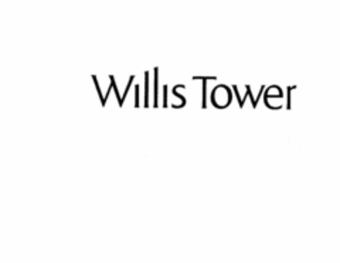 WILLIS TOWER Logo (USPTO, 03/12/2009)