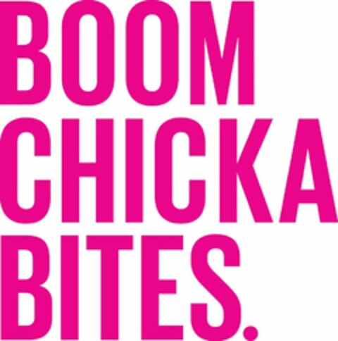 BOOM CHICKA BITES. Logo (USPTO, 21.05.2015)