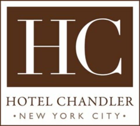 HC HOTEL CHANDLER · NEW YORK CITY · Logo (USPTO, 01/26/2016)