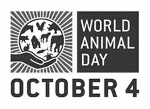 WORLD ANIMAL DAY OCTOBER 4 Logo (USPTO, 27.02.2017)