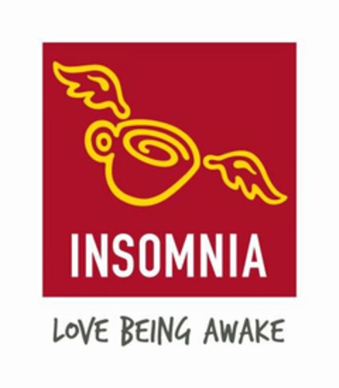 INSOMNIA LOVE BEING AWAKE Logo (USPTO, 24.04.2017)