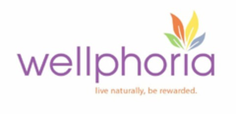 WELLPHORIA LIVE NATURALLY, BE REWARDED. Logo (USPTO, 28.01.2010)