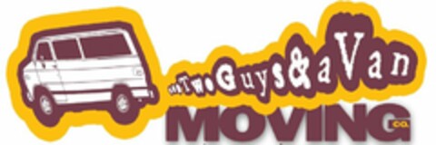 TWO GUYS & A VAN MOVING CO. Logo (USPTO, 18.12.2010)