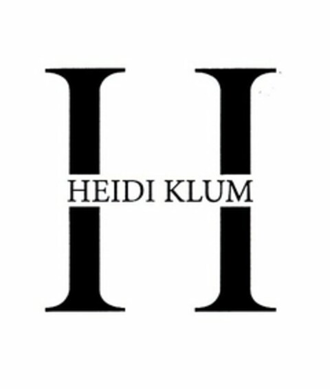 H HEIDI KLUM Logo (USPTO, 03/23/2011)