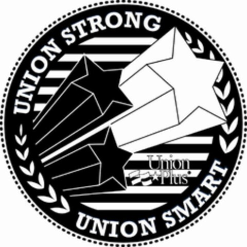 UNION STRONG UNION SMART UNION PLUS Logo (USPTO, 05/20/2011)