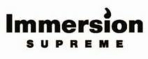 IMMERSION SUPREME Logo (USPTO, 12.06.2011)