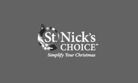 ST. NICK'S CHOICE SIMPLIFY YOUR CHRISTMAS Logo (USPTO, 11/18/2011)