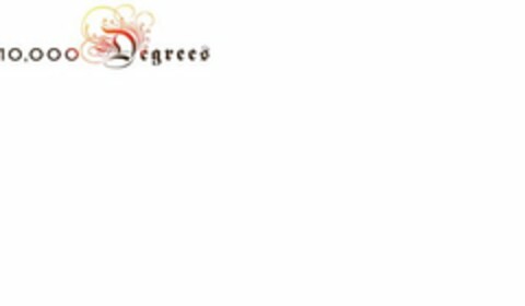 10,000 DEGREES Logo (USPTO, 23.12.2011)