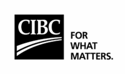 CIBC FOR WHAT MATTERS Logo (USPTO, 27.06.2012)