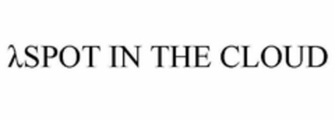 SPOT IN THE CLOUD Logo (USPTO, 25.01.2013)