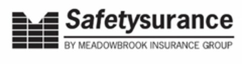 M SAFETYSURANCE BY MEADOWBROOK INSURANCE GROUP Logo (USPTO, 03.06.2013)