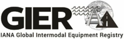 GIER IANA GLOBAL INTERMODAL EQUIPMENT REGISTRY Logo (USPTO, 25.09.2015)