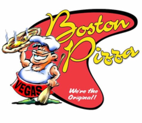 BOSTON PIZZA VEGAS WE'RE THE ORIGINAL Logo (USPTO, 14.10.2015)