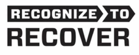 RECOGNIZE TO RECOVER Logo (USPTO, 01/21/2016)