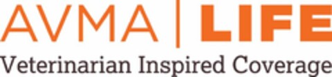 AVMA LIFE VETERINARIAN INSPIRED COVERAGE Logo (USPTO, 05.04.2016)