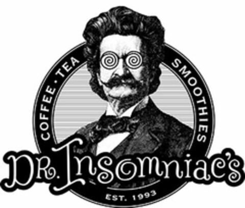 COFFEE TEA SMOOTHIES EST. 1993 DR. INSOMNIAC'S Logo (USPTO, 13.12.2016)