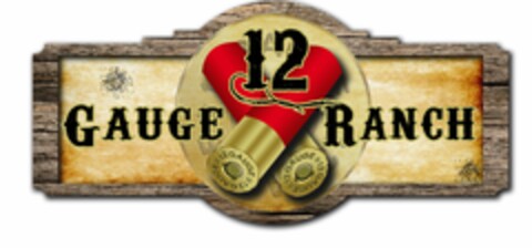 12 GAUGE RANCH 12 GAUGE 12 GAUGE Logo (USPTO, 15.06.2017)