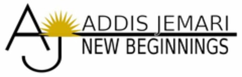 AJ ADDIS JEMARI NEW BEGINNINGS Logo (USPTO, 06/15/2017)