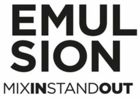 EMULSION MIXINSTANDOUT Logo (USPTO, 06/15/2017)