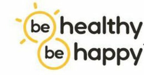 BE HEALTHY BE HAPPY Logo (USPTO, 06.10.2017)