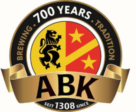 BREWING  700 YEARS TRADITION  ABK SEIT 1308 SINCE Logo (USPTO, 10/10/2017)