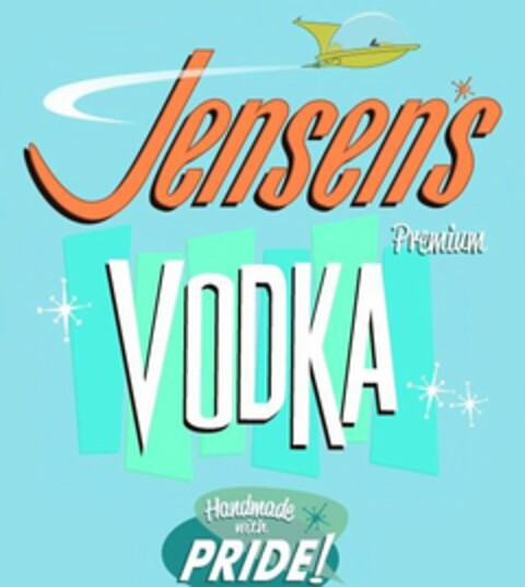 JENSEN'S PREMIUM VODKA HANDMADE WITH PRIDE! Logo (USPTO, 03/12/2018)