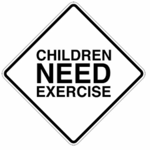 CHILDREN NEED EXERCISE Logo (USPTO, 21.03.2018)